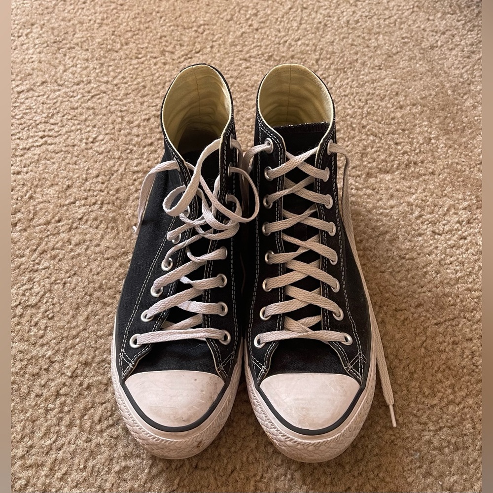 black high top converse